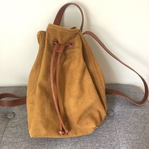 madewell canvas backpack in acorn